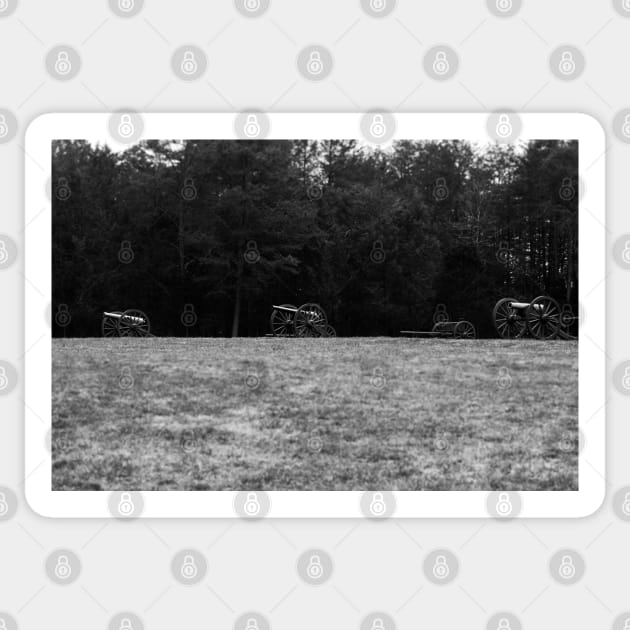 Hazel Grove Chancellorsville  Black and White Sticker by Enzwell